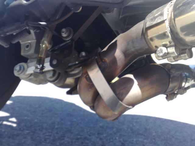 Soudure collecteur Moto Guzzi 1200 Sport Soudure collecteur Moto Guzzi 1200 Sport