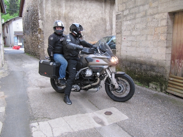 Moto Guzzi Stelvio NTX passager Moto Guzzi Stelvio NTX passager