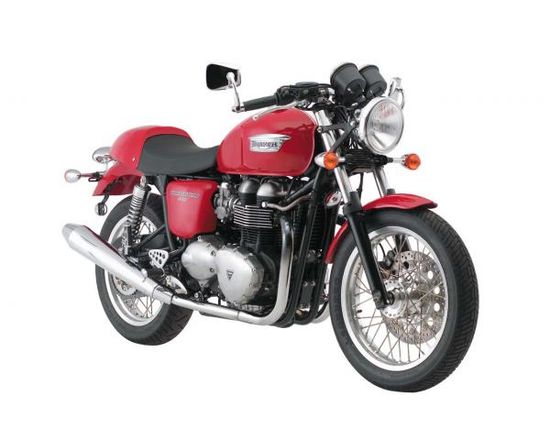 Triumph Thruxton vue avant droit Triumph Thruxton vue avant droit
