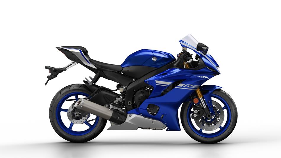 Yamaha R6 2017 bleu