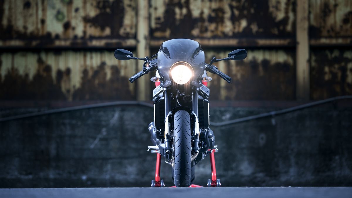 Yamaha XSR 900 Abarth vue avant