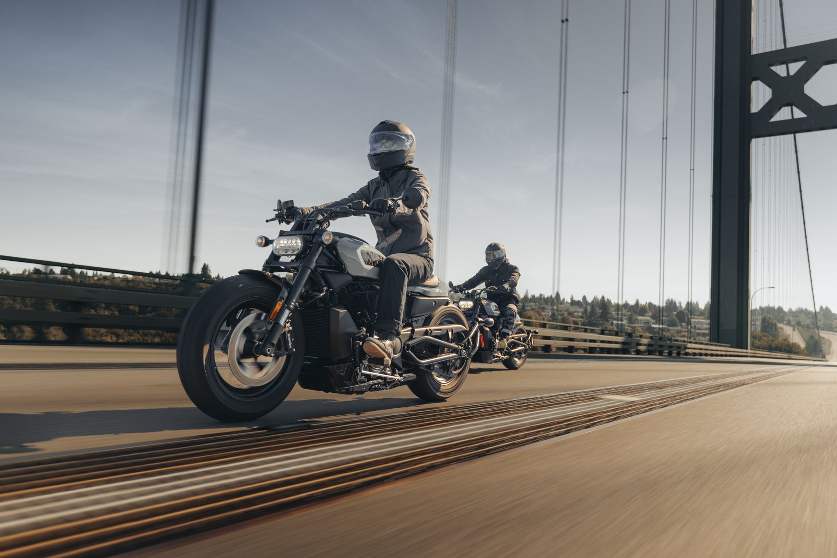 Harley-Davidson Sportster S 2024 sur route Harley-Davidson Sportster S 2024 sur route