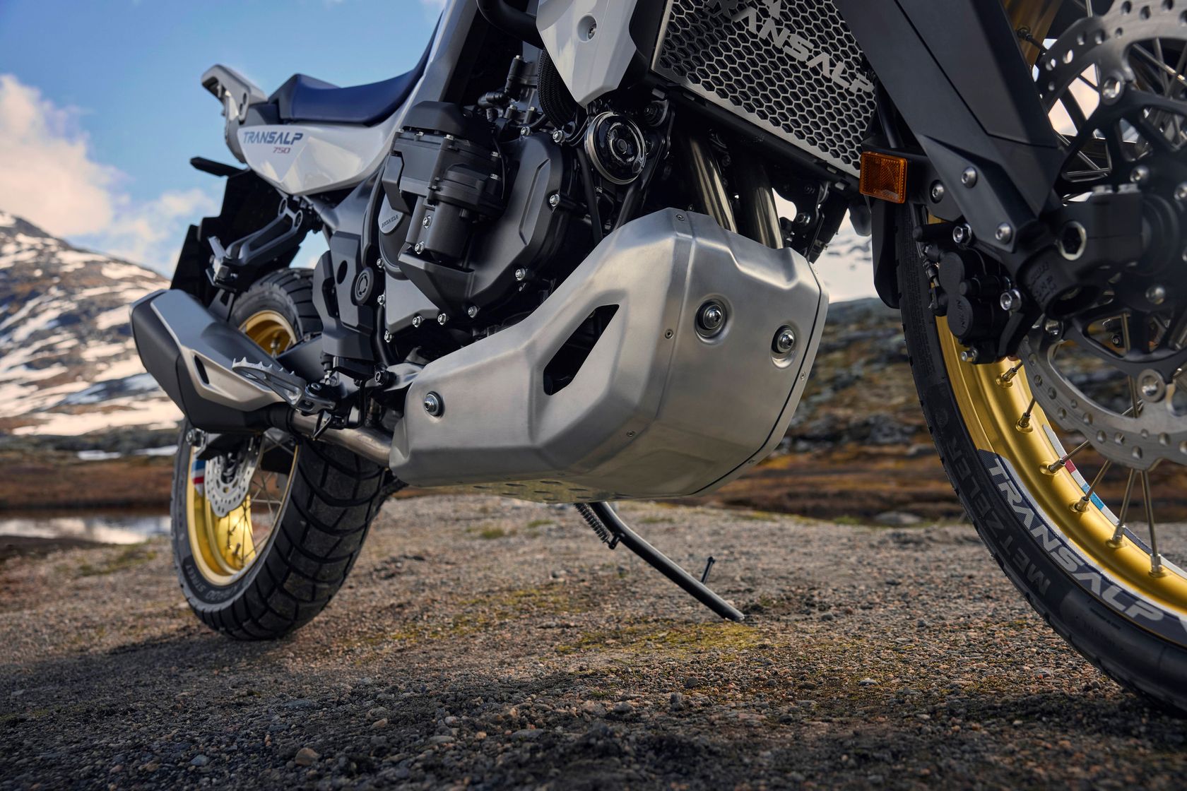 Sabot moteur Honda Transalp 2026 Sabot moteur Honda Transalp 2026