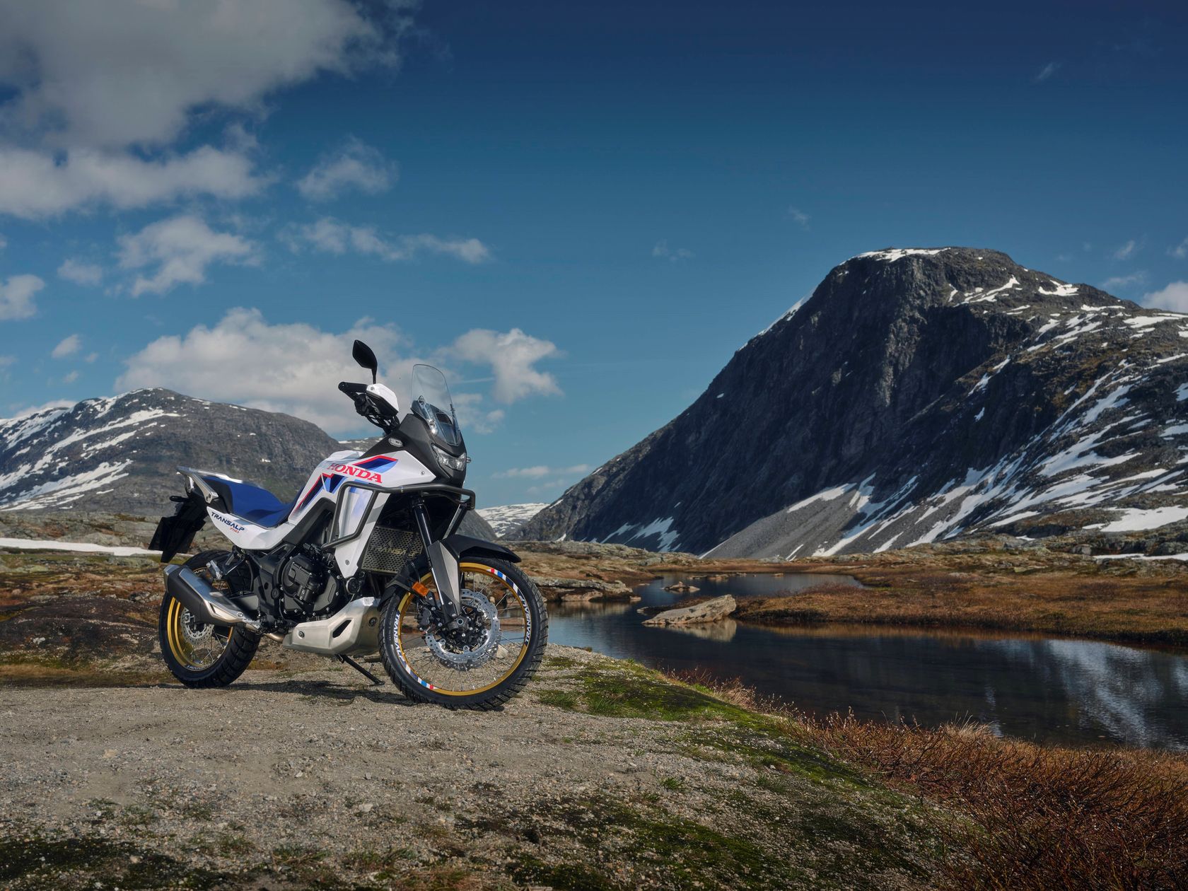 Honda Transalp 2026 en statique Honda Transalp 2026 en statique